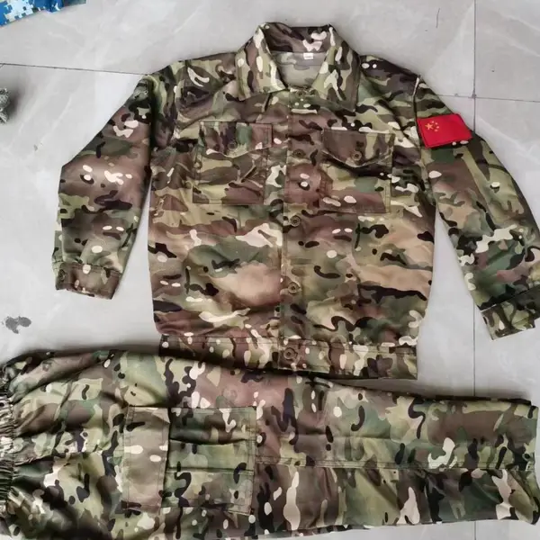 南宁劳保服工作服定制汽修石家庄军训服厂夏令营体能服速干衣解放鞋CP迷彩