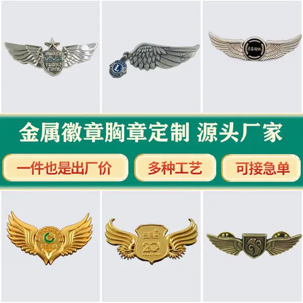 知理文创狮子会金属胸章胸针五金工艺品定制锌合金烤漆仿珐琅工艺