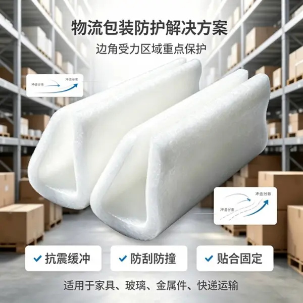 epe珍珠棉护边 L型门窗桌椅护角直角缓冲包装棉快递物流减震防摔