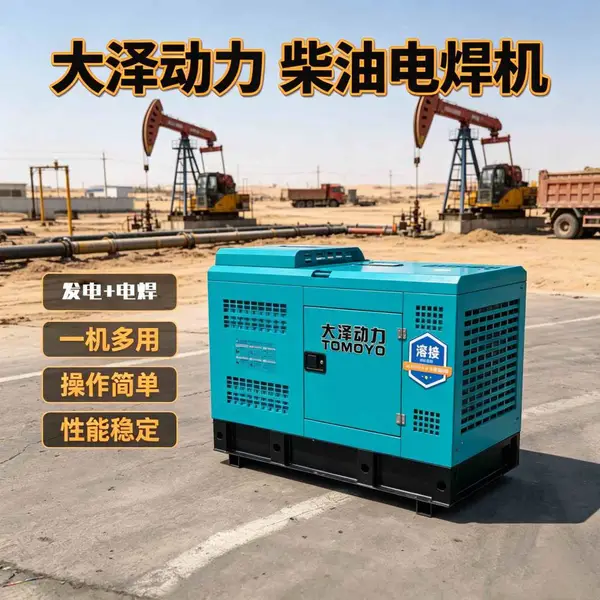半自动药芯焊手工焊400A柴油发电电焊机资质齐全