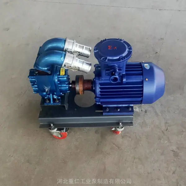 YHCB圆弧齿轮泵 吸粪泵抽水排污泵 220V电动推车式大流量污水泵