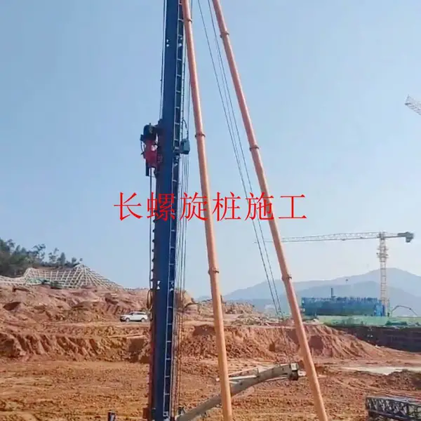 广州市桩机公司做CFG桩做桩机出租做CFG长螺旋桩施工班组就是优秀
