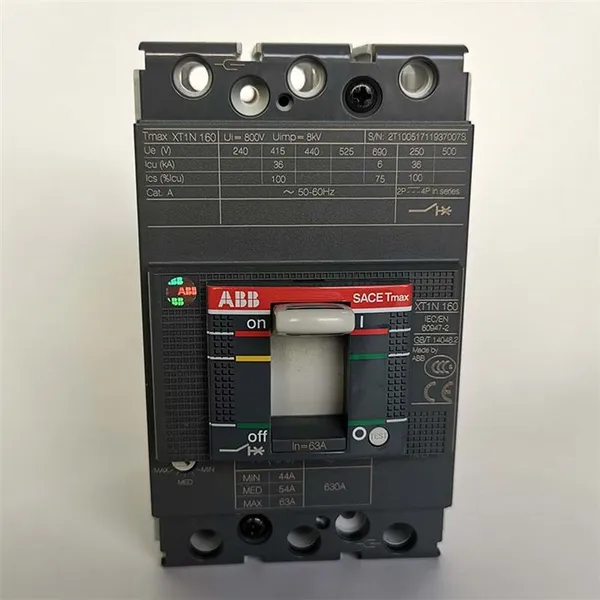 ABB�ܿǶ�·��S1N125 R50 3P �������� ��������Tmax�ɵ� �����