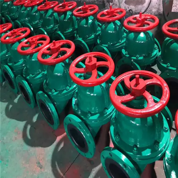 安顺县机电市场铸铁材质手动衬胶隔膜阀G41J-10 DN350法兰天然胶隔膜阀铸铁