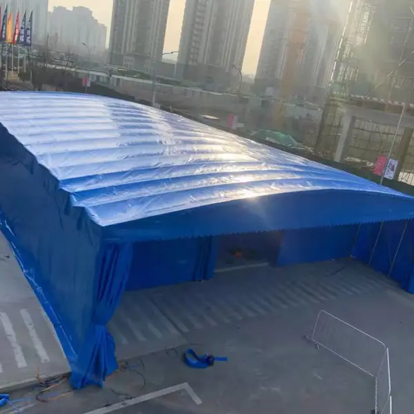 推拉活动户外大棚大型仓库物流电动推拉棚
