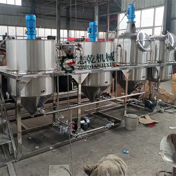 动物油提炼设备 紫苏油生产线设备 小型精炼油设备材质