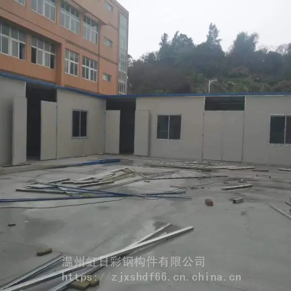 平阳箱式集成房屋 龙港大波浪集装箱 彩钢隔断 净化车间安装