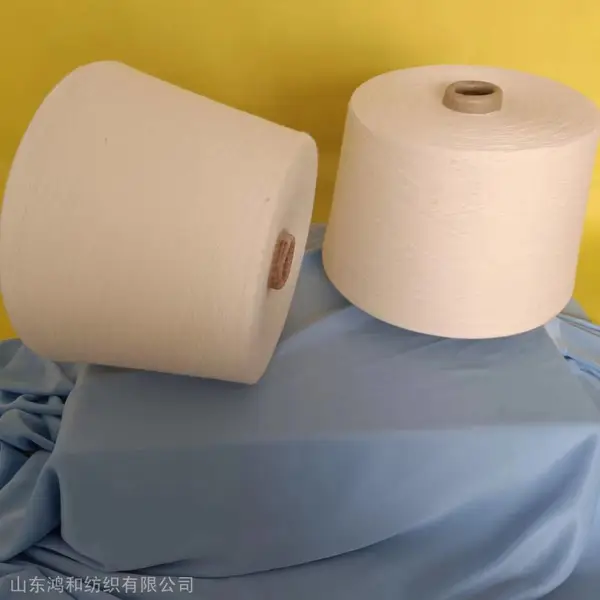 源头纱厂鸿和阻燃涤纶纱 阻燃涤纶竹节纱 涤纶缝纫线 涤棉纱