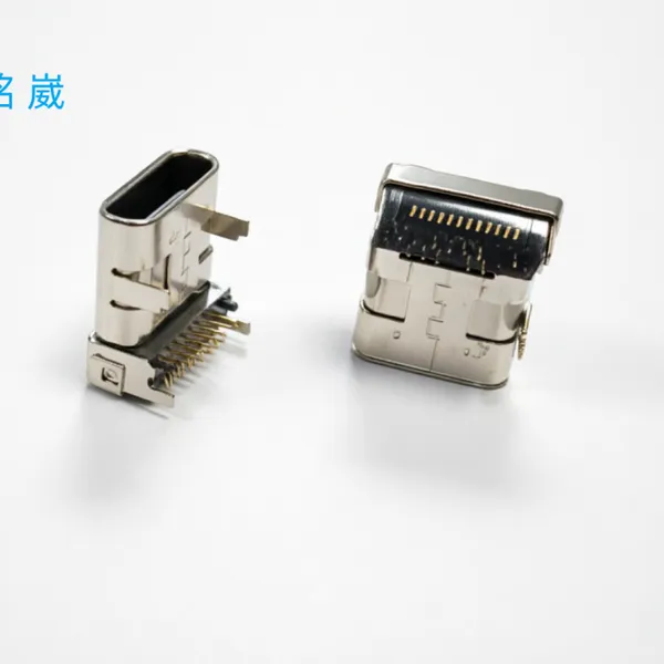 TYPE-C 24pĸ�� ������ʽ˫��DIP+SMT L=10.0mm���ĸ�2.75mm�ų�1.21