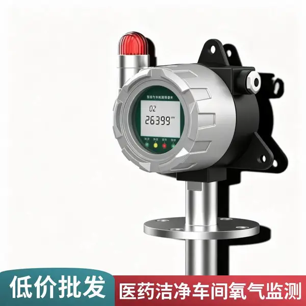 固定式法兰款氧气检测仪 工业氧含量变送器 质保一年包换