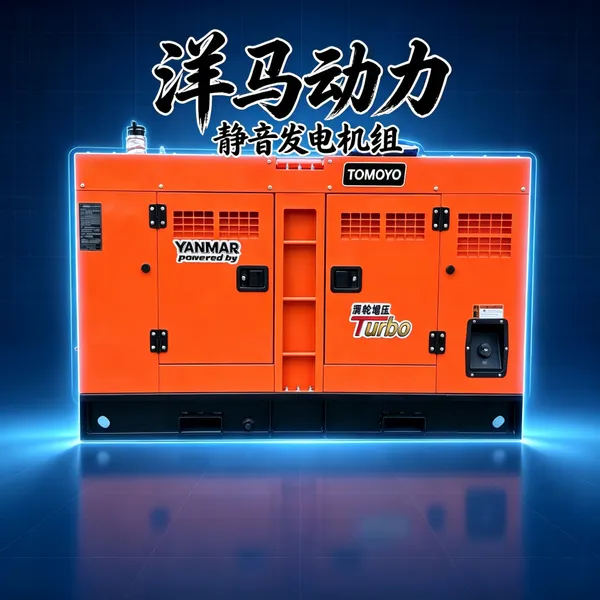 商场备用电源300KW柴油发电机组隔音防雨水冷成套设备