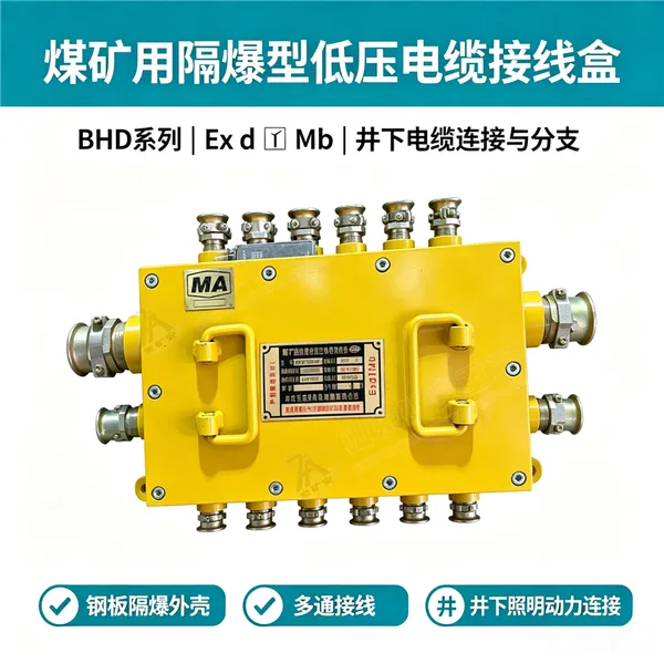 矿用防爆低压接线盒 1140V/660V 井下电缆连接盒