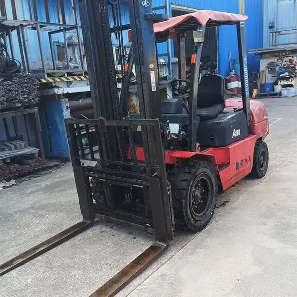 二手杭叉3吨内燃叉车 带侧移器 3.6米升高 新柴4D27G31发动机