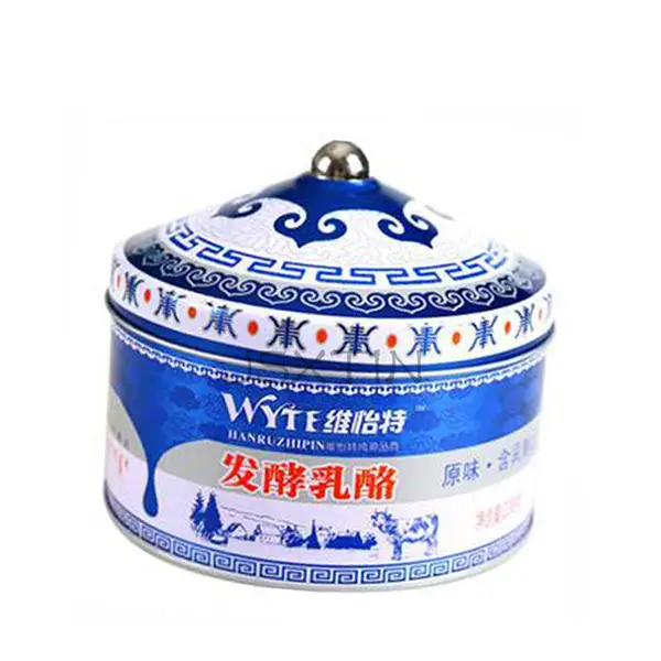 乳酷奶糖铁罐 马口铁蒙古包形铁盒包装定制