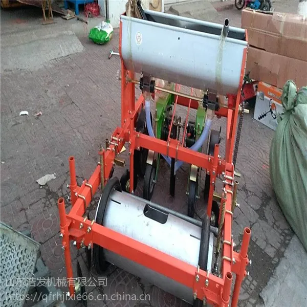 两行膜上播种覆膜机 玉米谷物多用型覆膜播种机