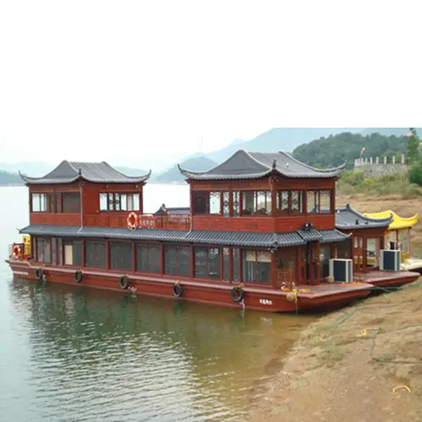 画舫木船 哪里有的卖 定制大小型画舫观光旅游船 江南船厂