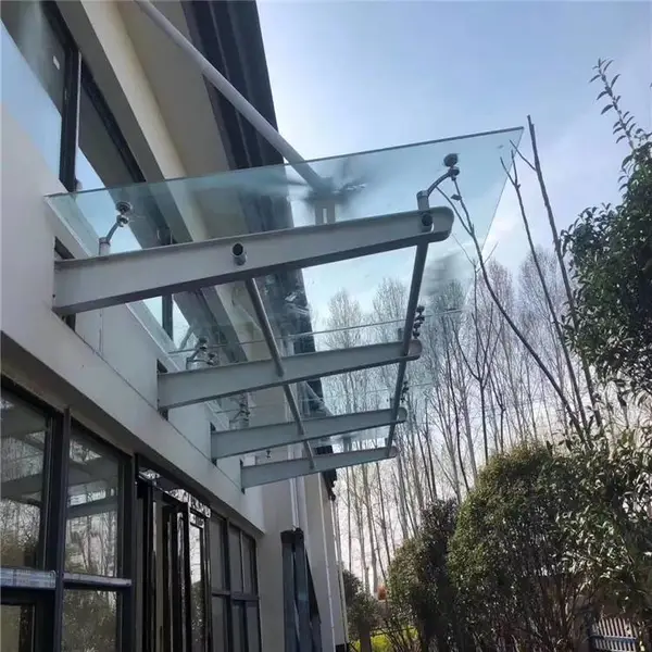 耀恒 学校商城简易雨搭 阳台不锈钢悬挑梁尺寸 1米-6米长度定制