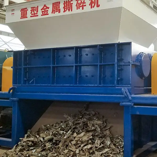 重型小汽车撕碎机 电动车架子粉碎机 发动机缸体撕碎设备效率