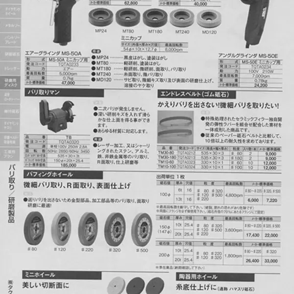 タクト(株)MDA切断.研削.研磨用品