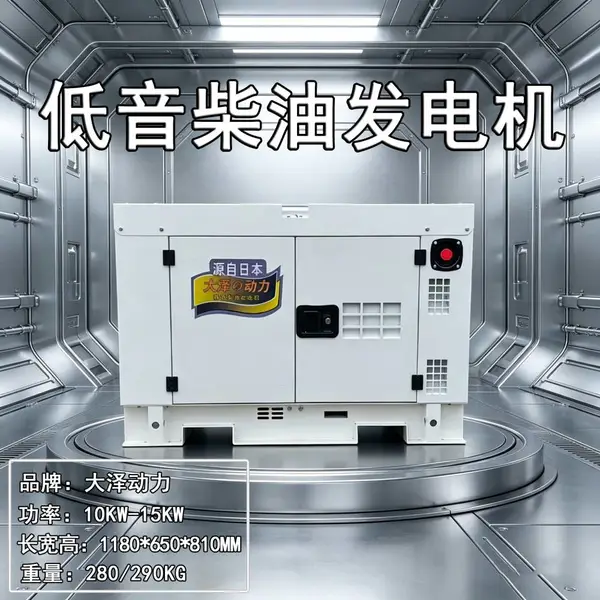 大泽动力44KW拖车汽油发电机移动发电站市政维修电源设备