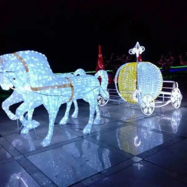 LED君子兰造型灯灯杆亮化中山春节街道亮化艺亮供应LED君子兰造型灯