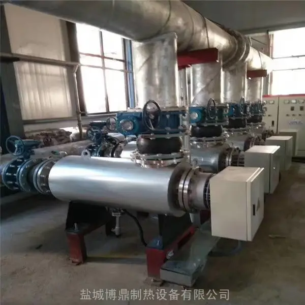博鼎制热管道加热器 20kw 40kw 50kw 100kw 水油专用加热器