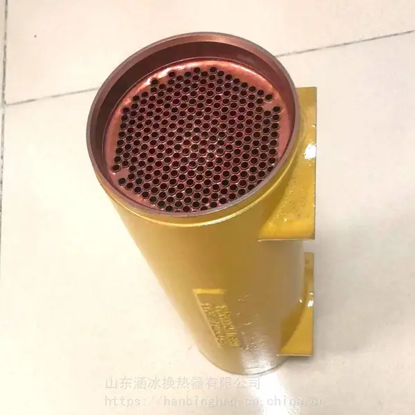 挖掘机发动机配件 管式机油冷却器机油冷却器芯7C3039 4N6972 2W1008 2501382
