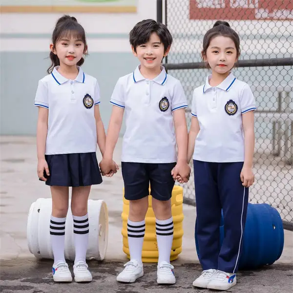 简约风格经典款式棒球服两件套五件套幼儿园园服定制