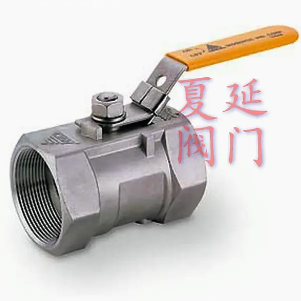 台湾中鼎V-003P一片式缩径不锈钢球阀、中鼎一片式不锈钢螺纹球阀