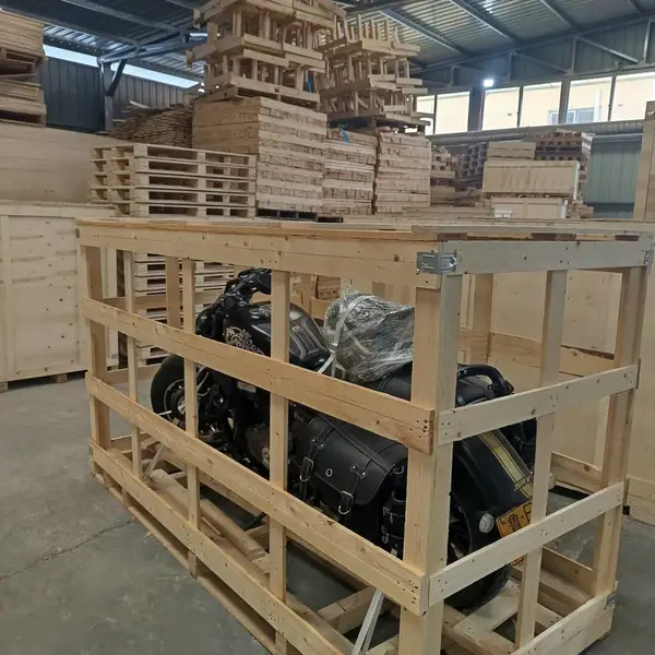 青岛工厂加工免熏蒸框架箱设备专用木箱
