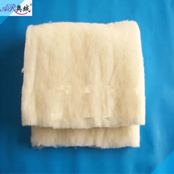 工装专用羊毛喷胶棉 羊毛无胶棉 羊毛水洗棉 含羊毛热熔棉生产厂家
