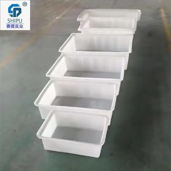 厂供K400L升食品级塑料水箱 滚塑牛筋方箱 养鱼养龟水桶***