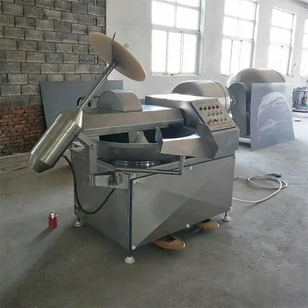 80型虾酱虾滑斩拌机全自动 肉制品鱼豆腐斩拌机