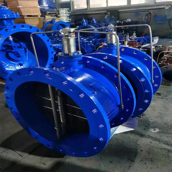 HH48X-16Q 供 排水管道铸铁蝶式/缓闭式止回阀图片