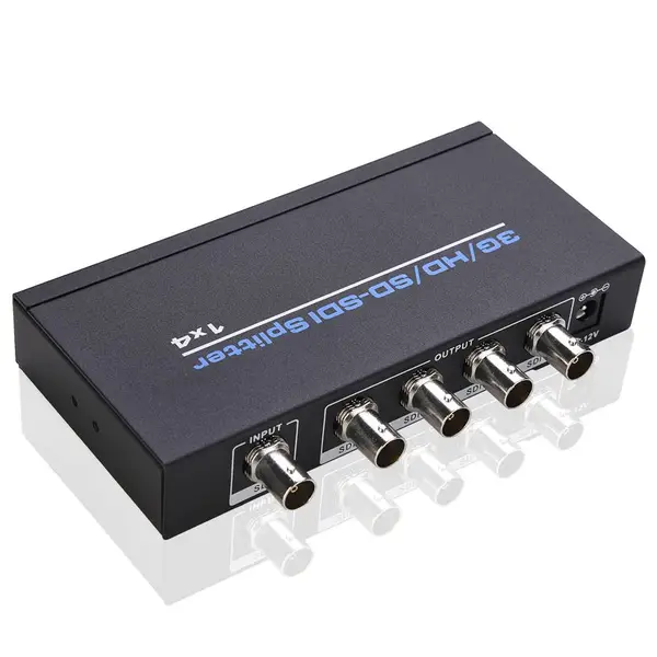 �㲥��SDIһ����һ���ĳ�������1080P SD/HD/3G SDI 1x4 SPLITTER