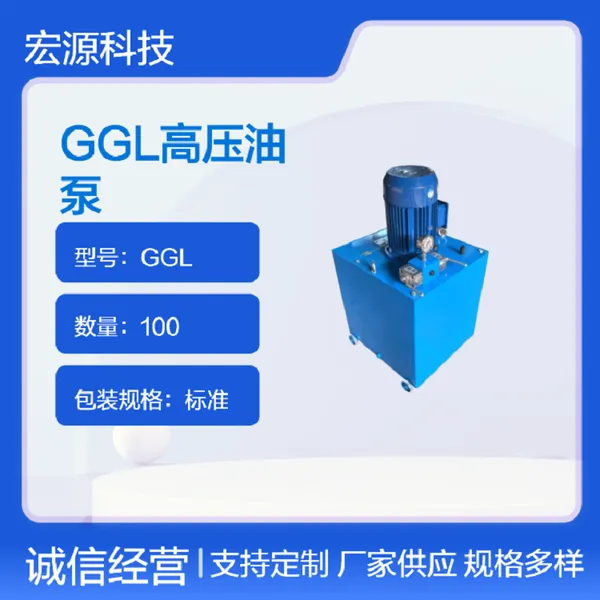 宏源水电站GGL(YGL)-10/16型顶转子高压油泵工程液压动力泵