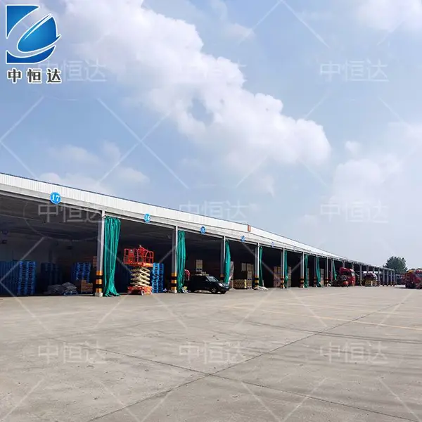 户外大型物流仓库雨棚移动推拉蓬货物仓储活动雨棚