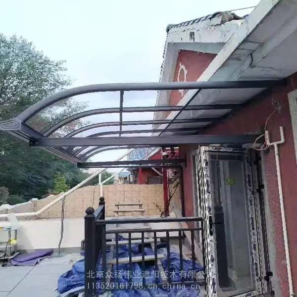 雨棚 北京定做铝合金雨棚 铝合金窗棚 别墅露台棚定做安装