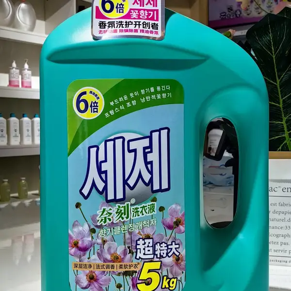 奈刻洗衣液 类别:清香满园 规格:5kgX4瓶/箱 商品条码:6931431800973