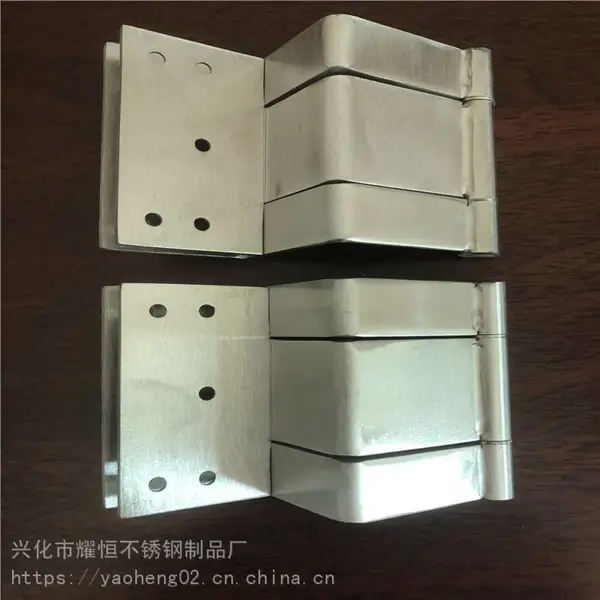 耀恒 开启扇子母款不锈钢合页 排烟窗开启折弯合页加工