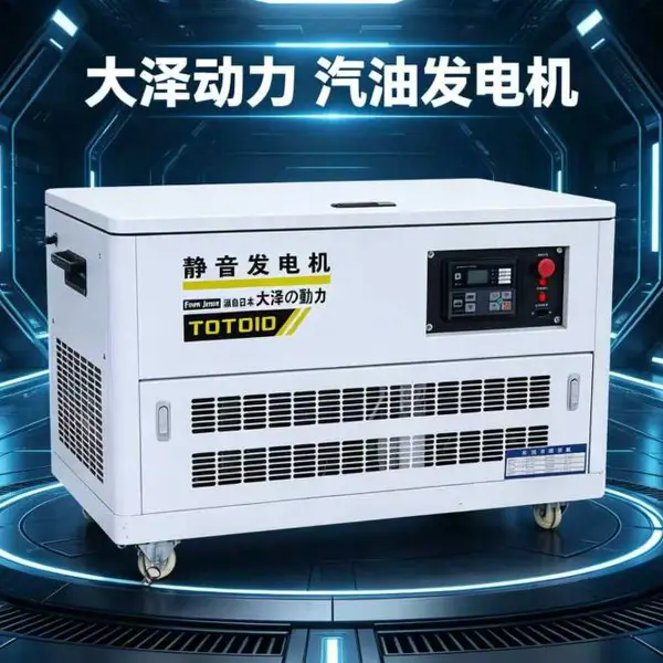 车载应急电源一键启动10KW静音汽油发电机发电稳定
