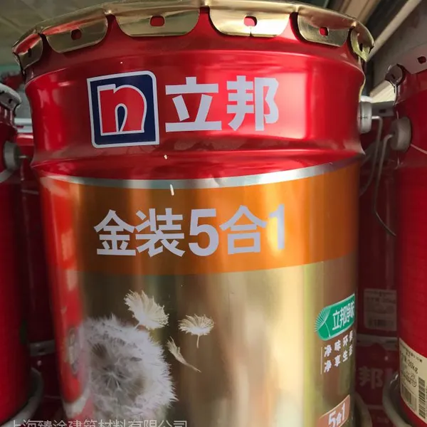 立邦漆金装五合一净味室内墙面漆5合1内墙环保乳胶漆涂料白色家用