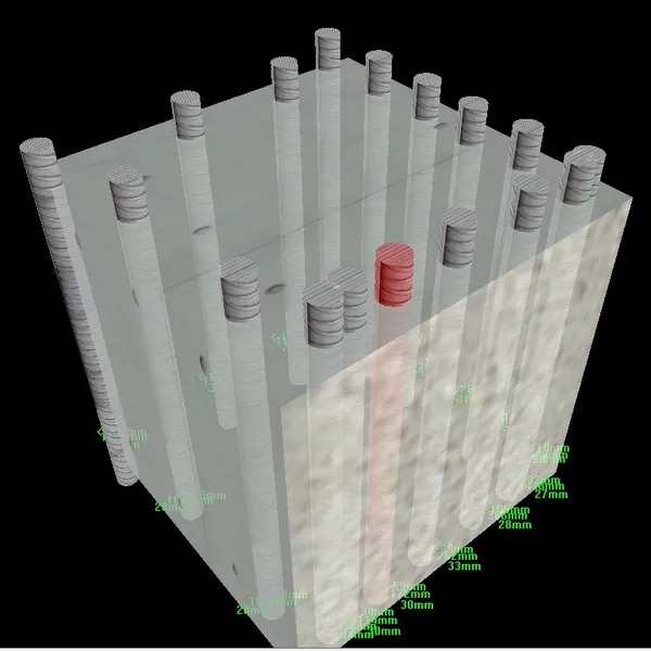 一体式3D激光定位钢筋检测仪 3D钢筋仪 一体式钢筋扫描仪