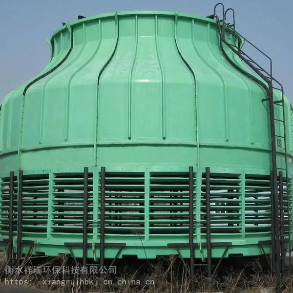 祥瑞 玻璃钢工业型冷却塔 超低噪 圆形逆流开放式 凉水塔 工程定制