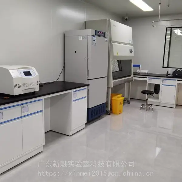 防腐实验室家具定制 全钢实验台边台 铝木药品柜文件柜