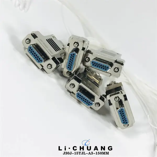 微矩形连接器 J30J?21TJL?A3?500MM 航空插头 工控接插件 骊创