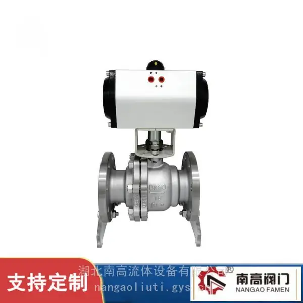 南高阀门供应 Q641F-10P气动球阀 启闭无摩擦 不锈钢材质