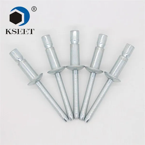 kseet品牌规格齐全(多图)-内锁拉丝铆钉拉丝结构铆钉