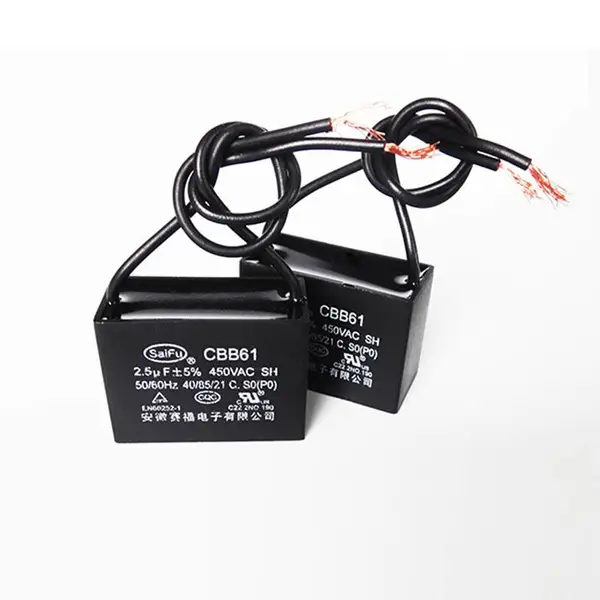 供应赛福CBB61 450VAC 2.5UF空气能热泵跑步机薄膜电容器