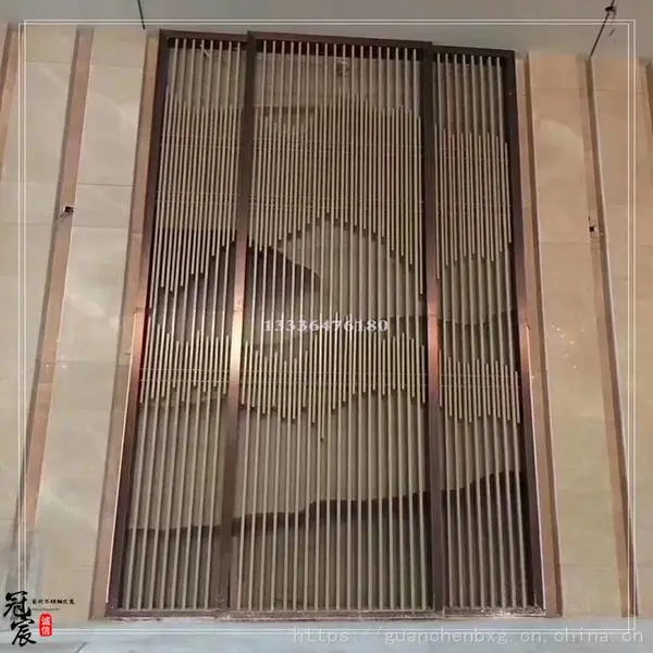 【厂家直销】现代简约进门屏风隔断客厅家具镂空铁艺玄关屏风柜子